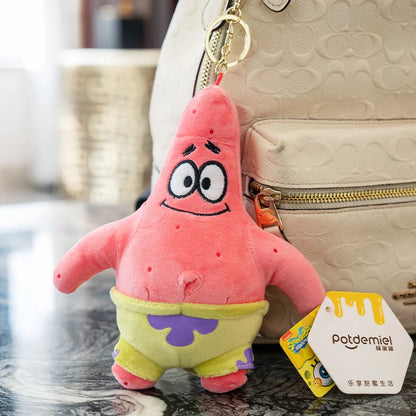 Anime Spongebob Squarepants Patrick Star Squidward Eugene H. Krabs Gary Kawaii Stuffed Plush Toys keychain Birthday Gift For Kid