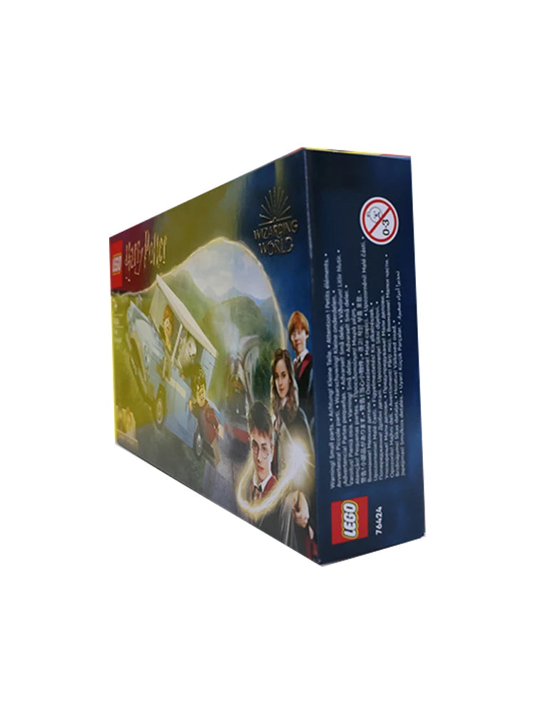 LEGO 76424 Harry Potter Flying Ford Anglia, Buildable Car Toy with 2 Minifigures for Role Play
