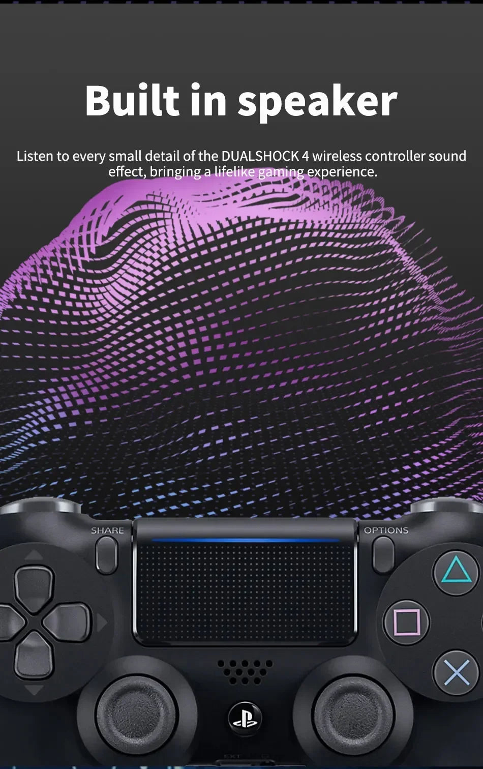 Origina Sony  PS4 Wireless Game Controller For Sony Controller Bluetooth Vibration Gamepad For PS4 Console