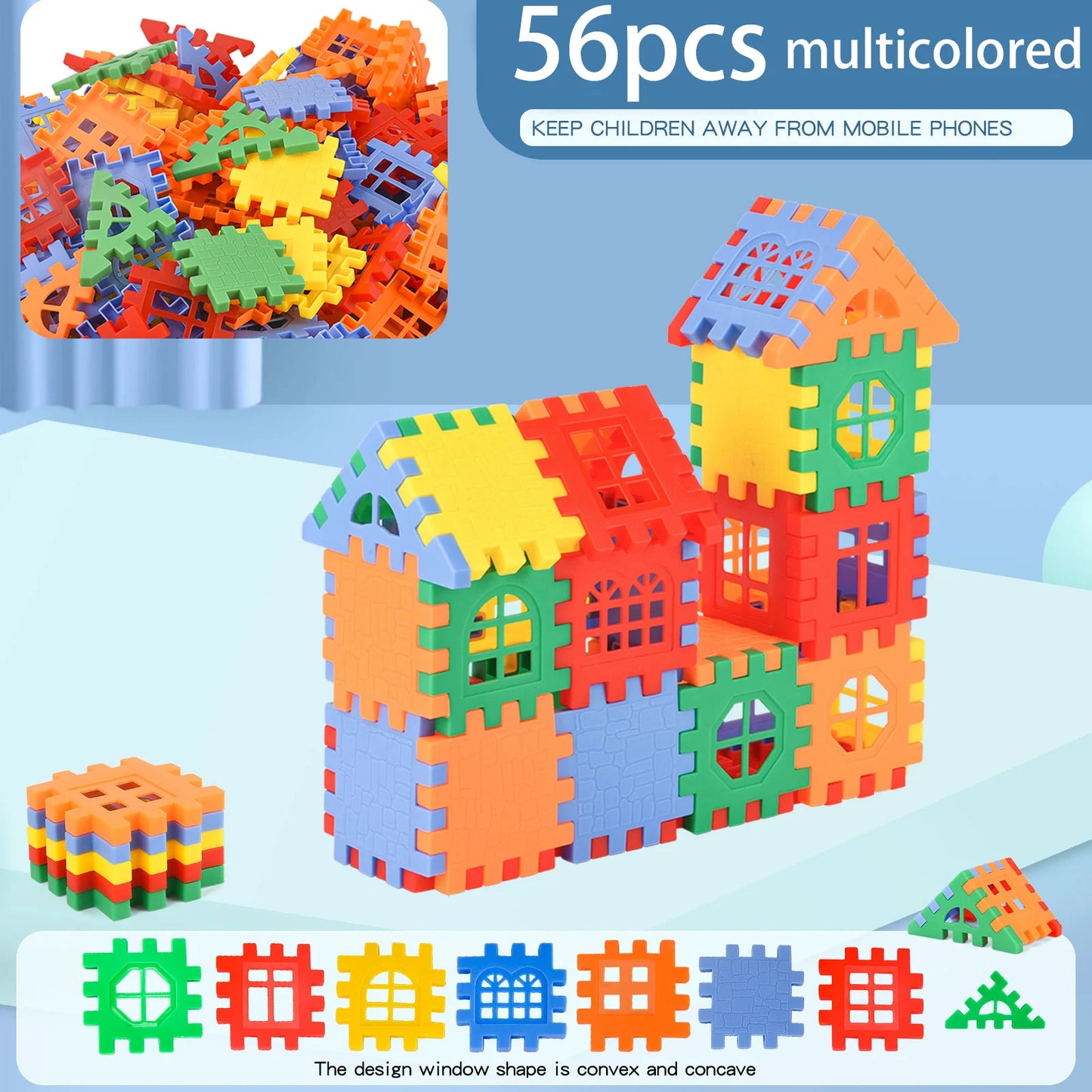 Large Size Building Blocks for Kids - Creative Puzzle Set