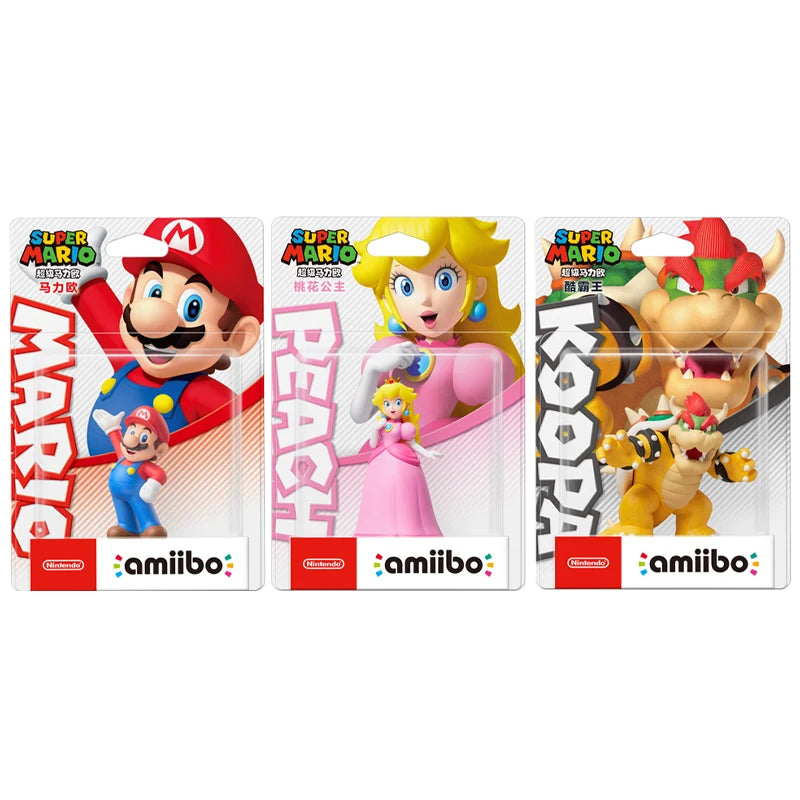 ARTSWIFT Amiibo -Super Mario - Luigi Peach Browser Boo DAISY Goomba Diddy Kong Nokonoko Original Asian Version Region Free