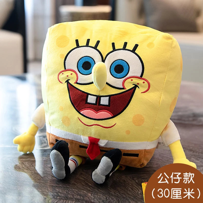 Anime Spongebob Squarepants Patrick Star Squidward Eugene H. Krabs Gary Kawaii Stuffed Plush Toys keychain Birthday Gift For Kid