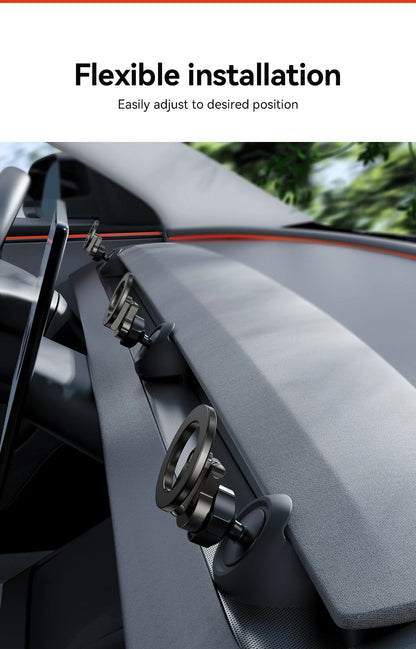 YZ Tesla Model 3 Y Highland Juniper 2025 Stronger Magnetic adjustable Metal Car Phone support silicone base holder