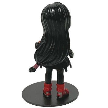 Final Fantasy VII Rebirth Tifa Lockhart Aerith Cloud Zack q-version PVC  Action Figures Model Anime Cartoon Model Toy Gift