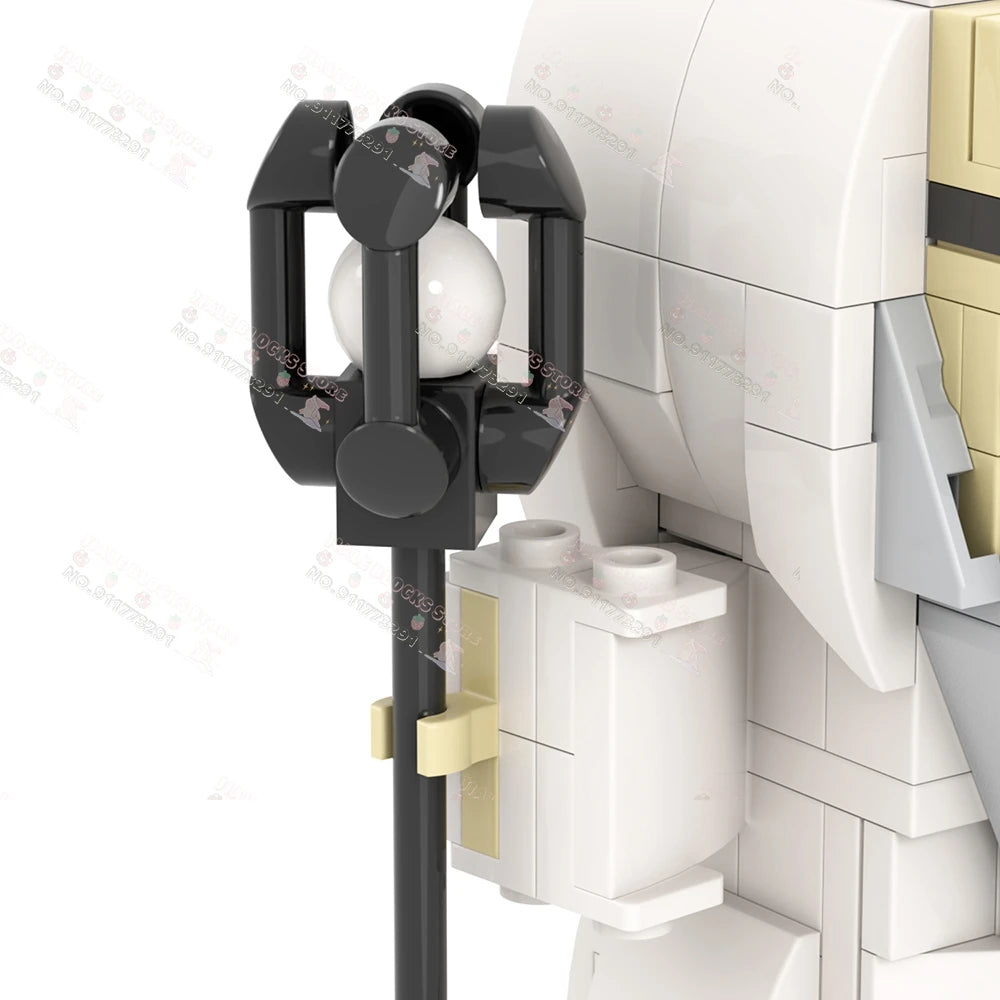 Movie Series Characters MOC Building Blocks DIY Horror Monster Demogorgon Dark Lord Wednesday Addams Models Bricks Assembly Toys