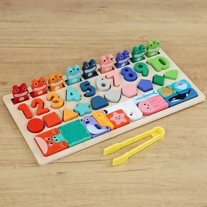 Montessori Wooden Educational Puzzle Toy