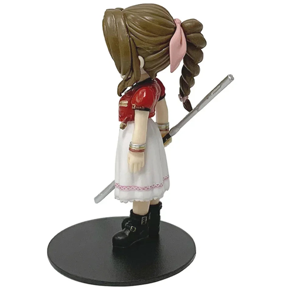 Final Fantasy VII Rebirth Tifa Lockhart Aerith Cloud Zack q-version PVC  Action Figures Model Anime Cartoon Model Toy Gift