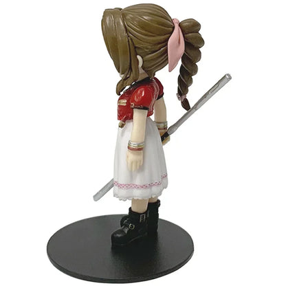 Final Fantasy VII Rebirth Tifa Lockhart Aerith Cloud Zack q-version PVC  Action Figures Model Anime Cartoon Model Toy Gift