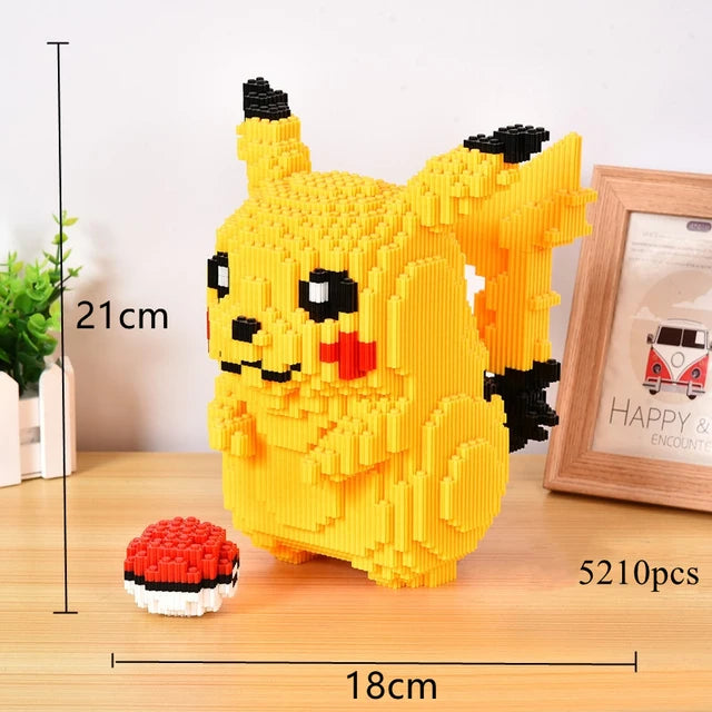 new 5210pcs Anime Diamond Micro Building Blocks Games Model  Mini Bricks Figure Difficult Decompression children Toys Gift