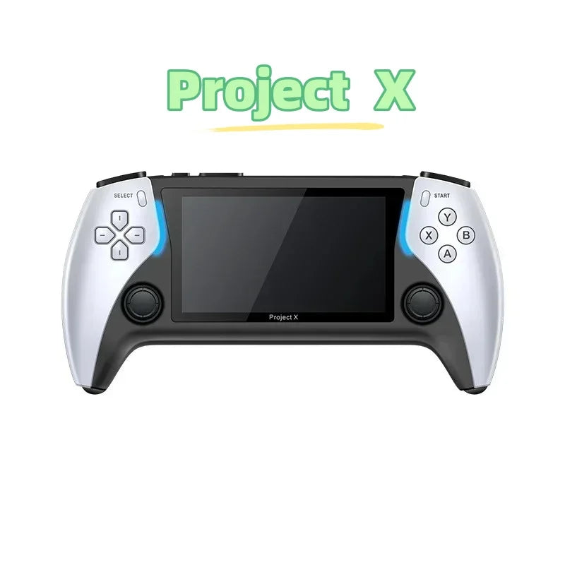 Project X Portable Pocket Video Game Console 4.3” IPS Screen Support PS1 Retro Gaming Dual Speaker Stereo