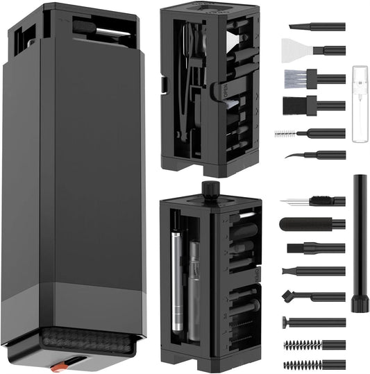 Professional 32-in-1 Electronics Cleaning Tools Set – for iPhone Port, AirPods Case, Bluetooth Earbuds, PC Keyboard, Laptop