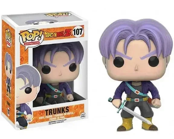 Funko Pop Dragon Balls Toy Son Goku Action Figure Anime Super Saiyan Trunks Krillin Model Doll Pvc Collection Toys For Children