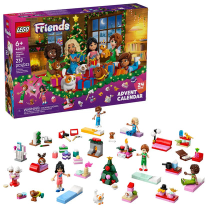 LEGO® Friends Advent Calendar 2025 42668 Toy Building Set LEGO Minifigures for Kids Aged 6+ Birthday New Year Gift 237Pieces