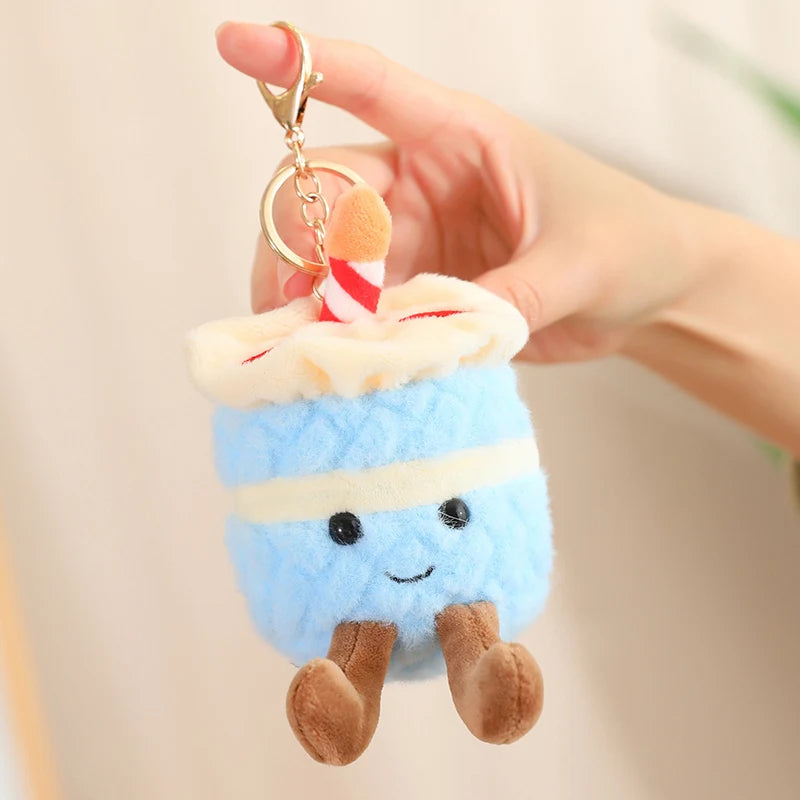 Cartoon Cute Hot Sale Cake Plush Doll Pendant Succulent Flower Tulip Plant Potted Plush Toy Home Decoration Gift For Children