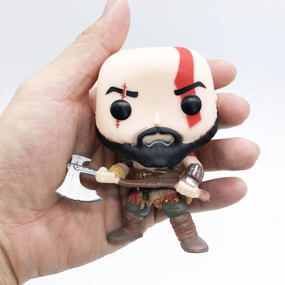 Game God of War Kratos 269 Vinyl Doll Action Figure Collection Model Toys 10cm