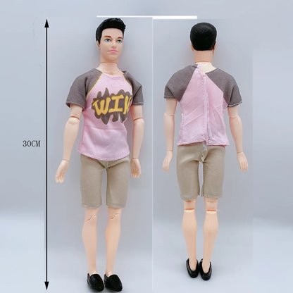 Doll Accessories Baby Dolls Pregnant Mom Father Children Family Set Christmas Birthday Present for Doll Game Toy,No Color Box