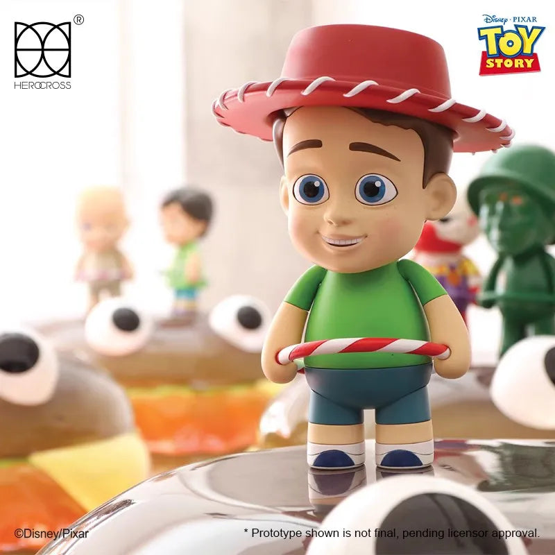 Disney Herocross Cute Toy Story Andy Bonnie Sid Zurg Pete Hand Puppet Anime Action Figure Model Toy Kawaii Doll Kids Gift