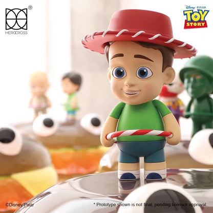 Disney Herocross Cute Toy Story Andy Bonnie Sid Zurg Pete Hand Puppet Anime Action Figure Model Toy Kawaii Doll Kids Gift