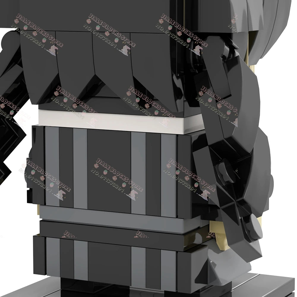 Movie Series Characters MOC Building Blocks DIY Horror Monster Demogorgon Dark Lord Wednesday Addams Models Bricks Assembly Toys