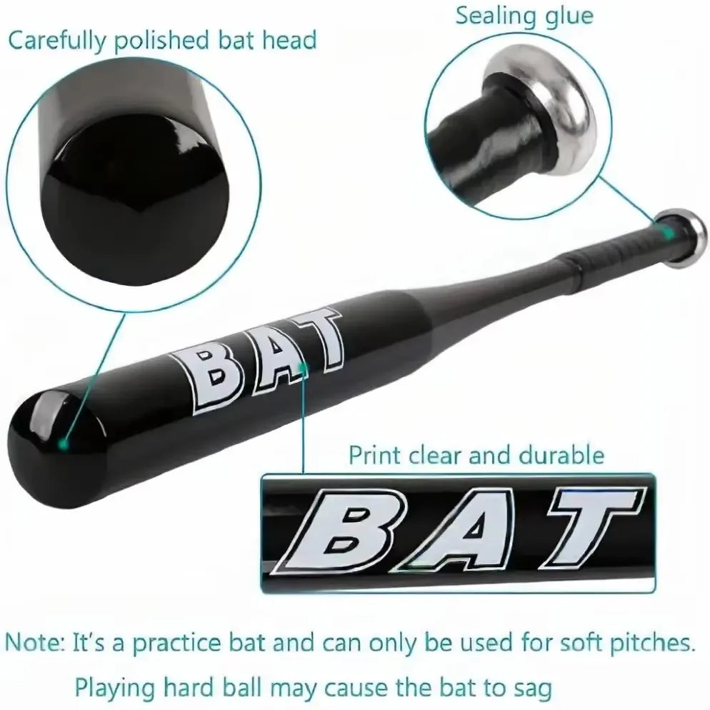 20/30inch Baseball Bat Aluminum Alloy Thickened Baseball Bat for Outdoor Sports Traing Home Car Defense Personal Self-Defense