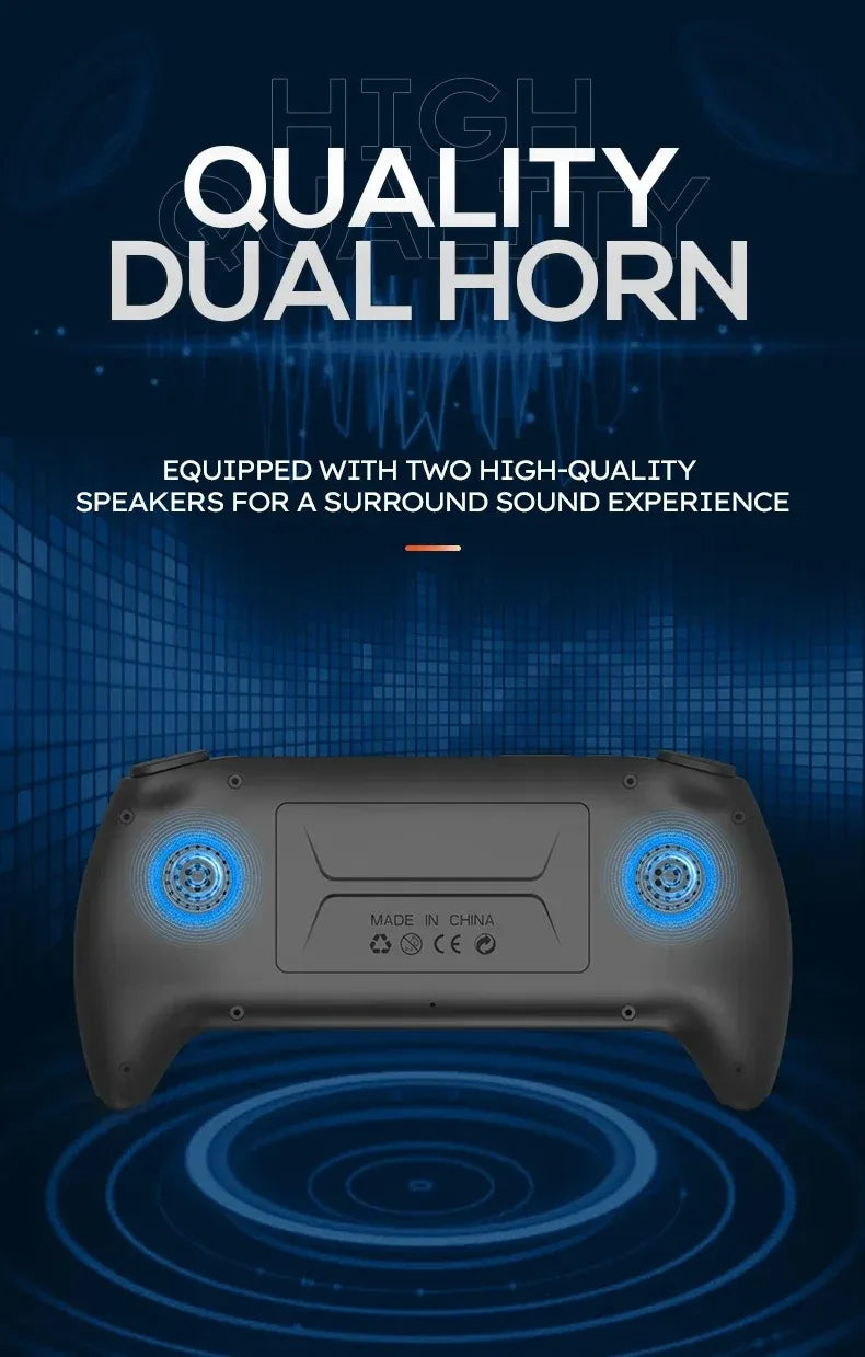 Project X Portable Pocket Video Game Console 4.3” IPS Screen Support PS1 Retro Gaming Dual Speaker Stereo