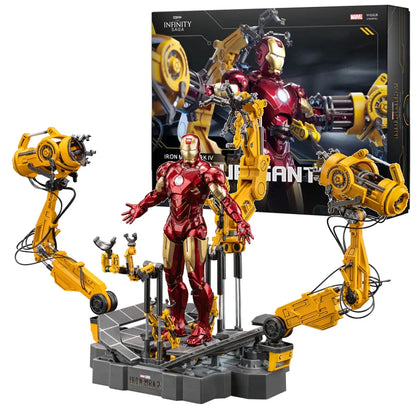 Iron Man MK4 with Suit-Up Gantry 1/10 Model Toy