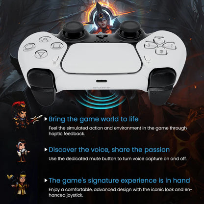 Sony ps5 controlador sem fio original playstation 5 acessórios de console de jogo controle remoto dualsense controlador sem fio