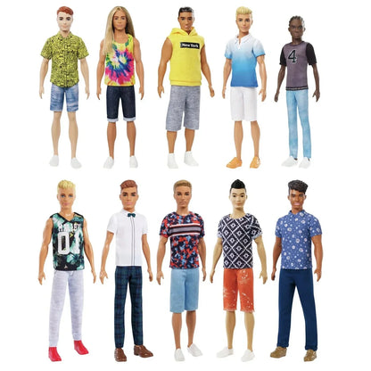 Original Mattel Barbie Ken Groom Doll Wedding Boyfriend Male Sports Prince Genuine Brand Toys for Childrens Girls Birthday Gifts