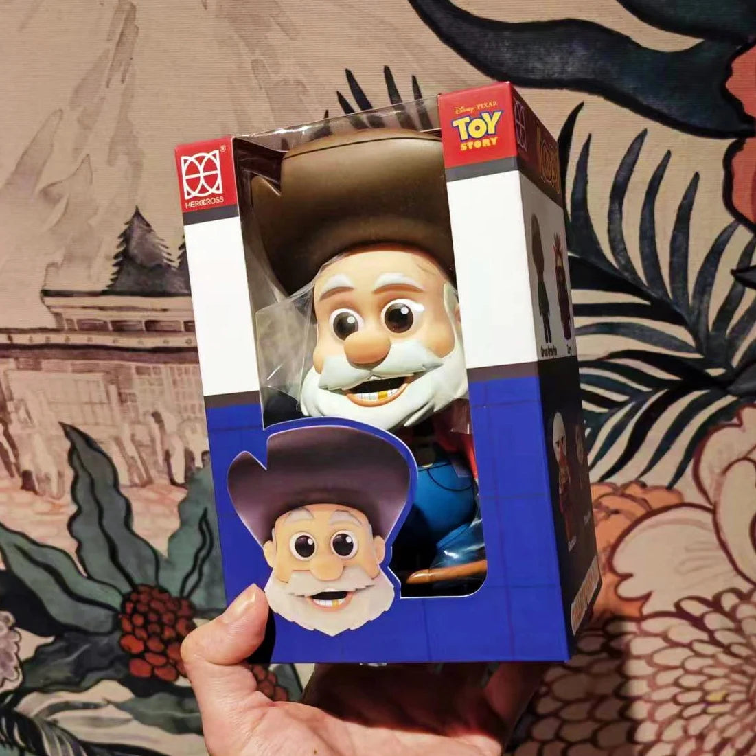 Disney Herocross Cute Toy Story Andy Bonnie Sid Zurg Pete Hand Puppet Anime Action Figure Model Toy Kawaii Doll Kids Gift