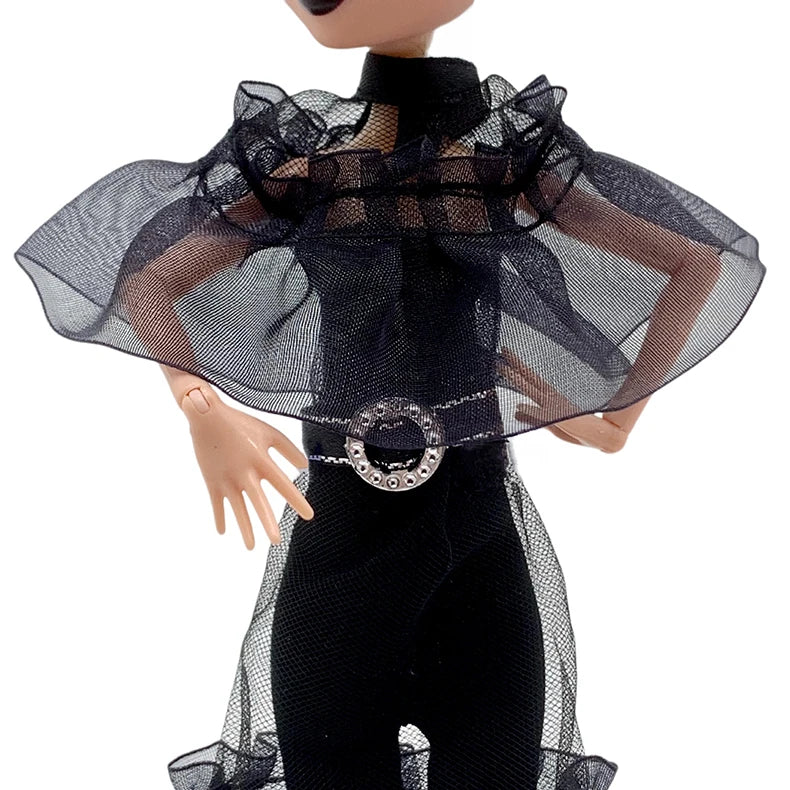 Wednesday Addams Doll Cute Action Figure Children Toys Addams Family 1/6 30cm Anime BJD Doll Room Decor DIY Model Birthday Gift