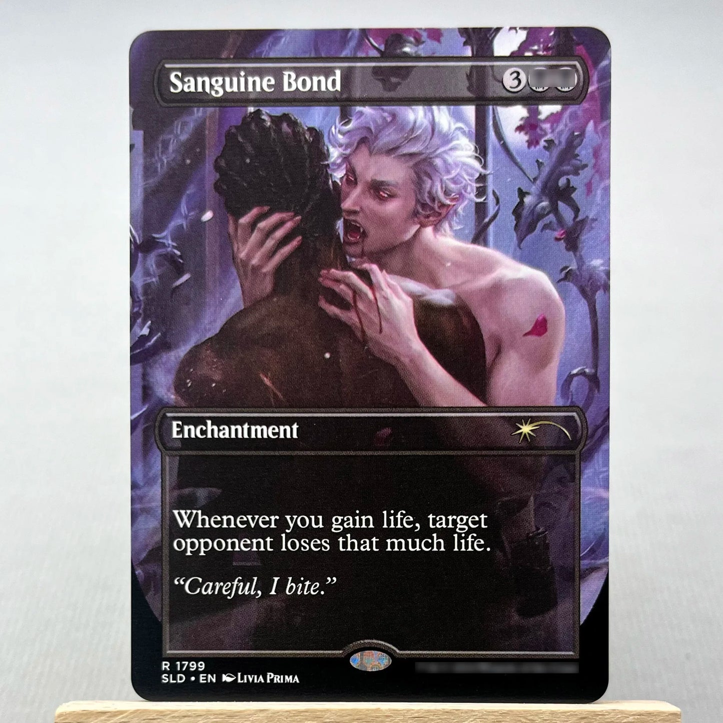 C21 TSR SLD HOLO10-02 TCG magical Cards for Home Play the Proxy Veyran Voice of Duality the Damnation Gemstone Caverns gather