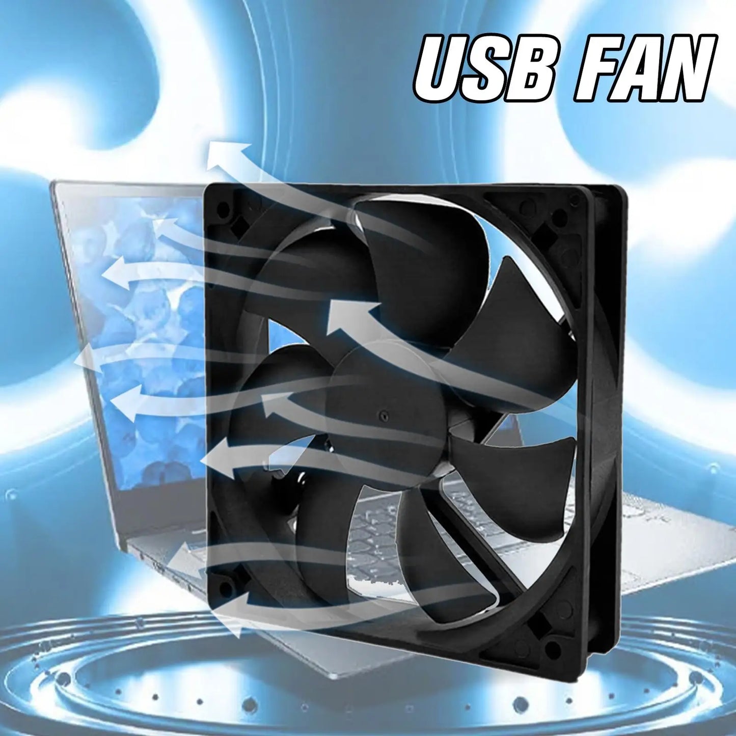 5V Brushless Cooling Fan USB Ventiliator PC Cool Gadgets 2500RPM Cooler Oil-impregnated PBT CPU Radiator USB Fan PC USB Gadgets