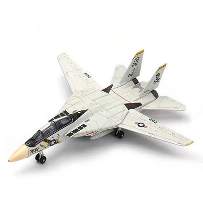 F-14 Fighter，1:72, assembled plastic airplane model (including display rack), home display and collection, creative gifts