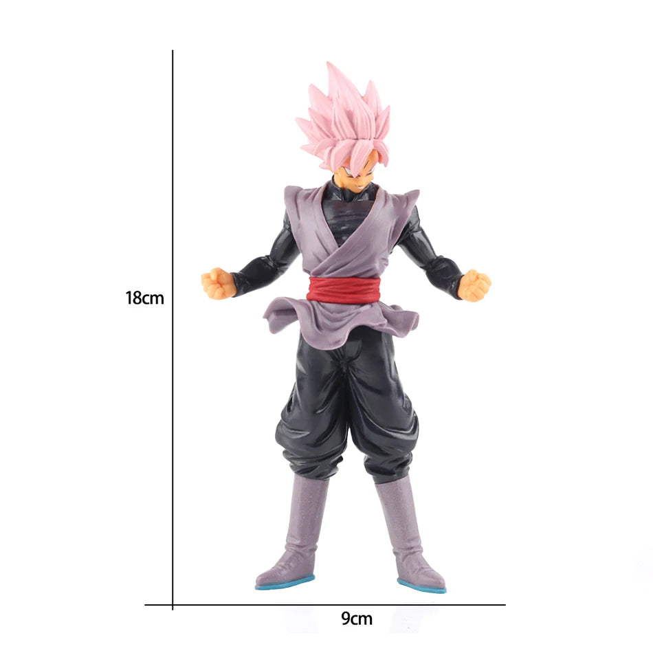 17-18CM Anime Dragon Ball Z Super Saiyan Son Goku Broly Vegeta Anime Action Figure Model Gifts Collectible Figurines for Kids