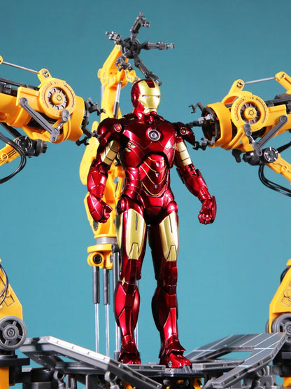 Iron Man MK4 with Suit-Up Gantry 1/10 Model Toy