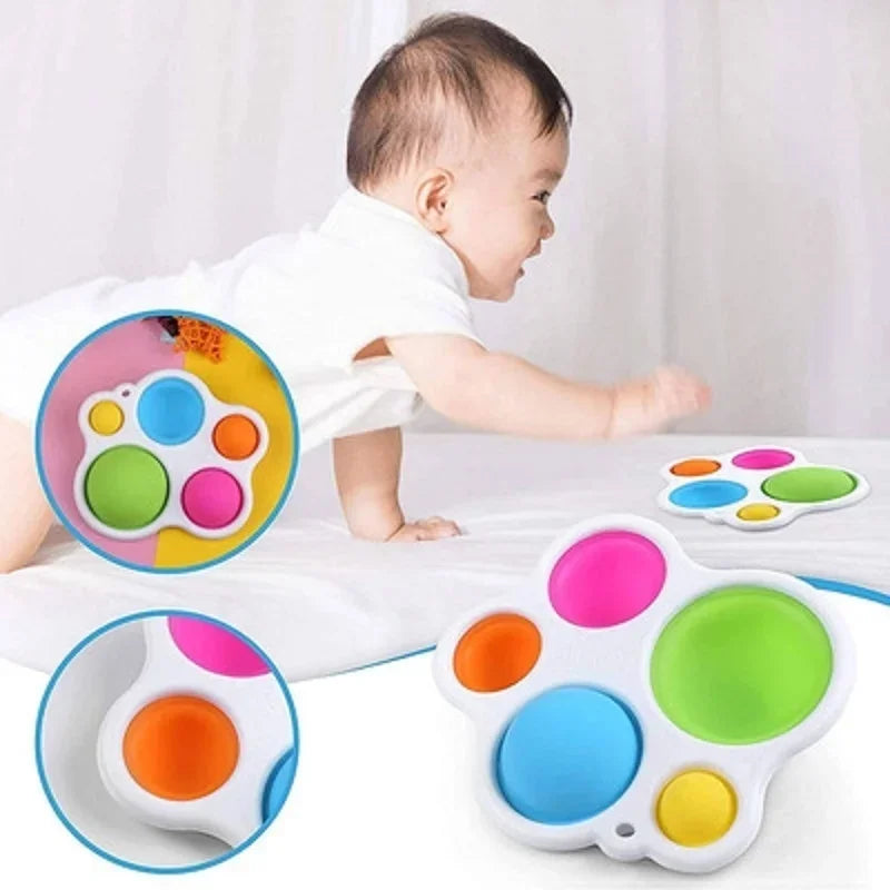 Brinquedos infantis para bebês, placa de exercício montessori, chocalho, quebra-cabeça, inteligência colorida, educação precoce, treinamento intensivo, brinquedos