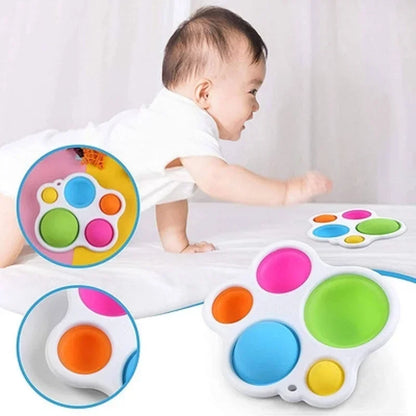 Brinquedos infantis para bebês, placa de exercício montessori, chocalho, quebra-cabeça, inteligência colorida, educação precoce, treinamento intensivo, brinquedos