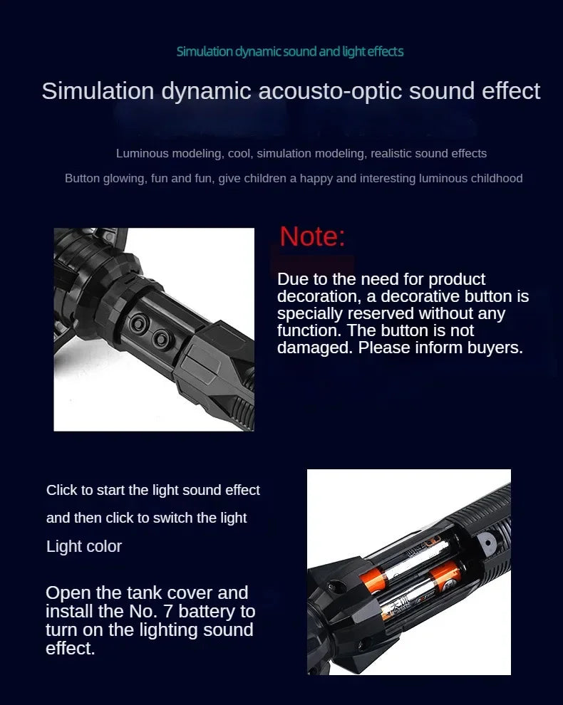 Telescopic Sword 75cm RGB Light Saber 2 In 1 7-Color/1 Color Lightsaber for 3+ Kids Laser Sword Toy Party Glow Swords Coser Toy