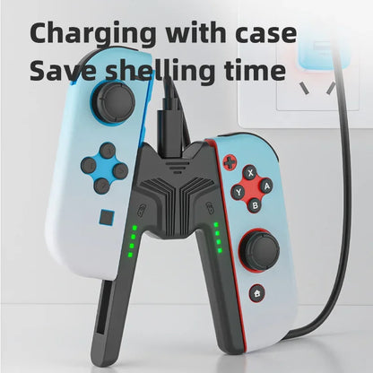 Aolion Charging Grip Bracket for Switch 2/1 Joycon Handle Gaming Controller Grip Charging Station for Switch Accessories
