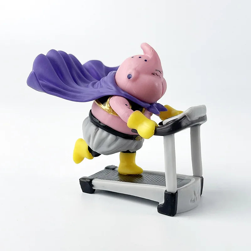 5 Pieces / Set Body-building Fitness Majin Buu Cute Version Action Figure PVC Doll Toys Collection Model