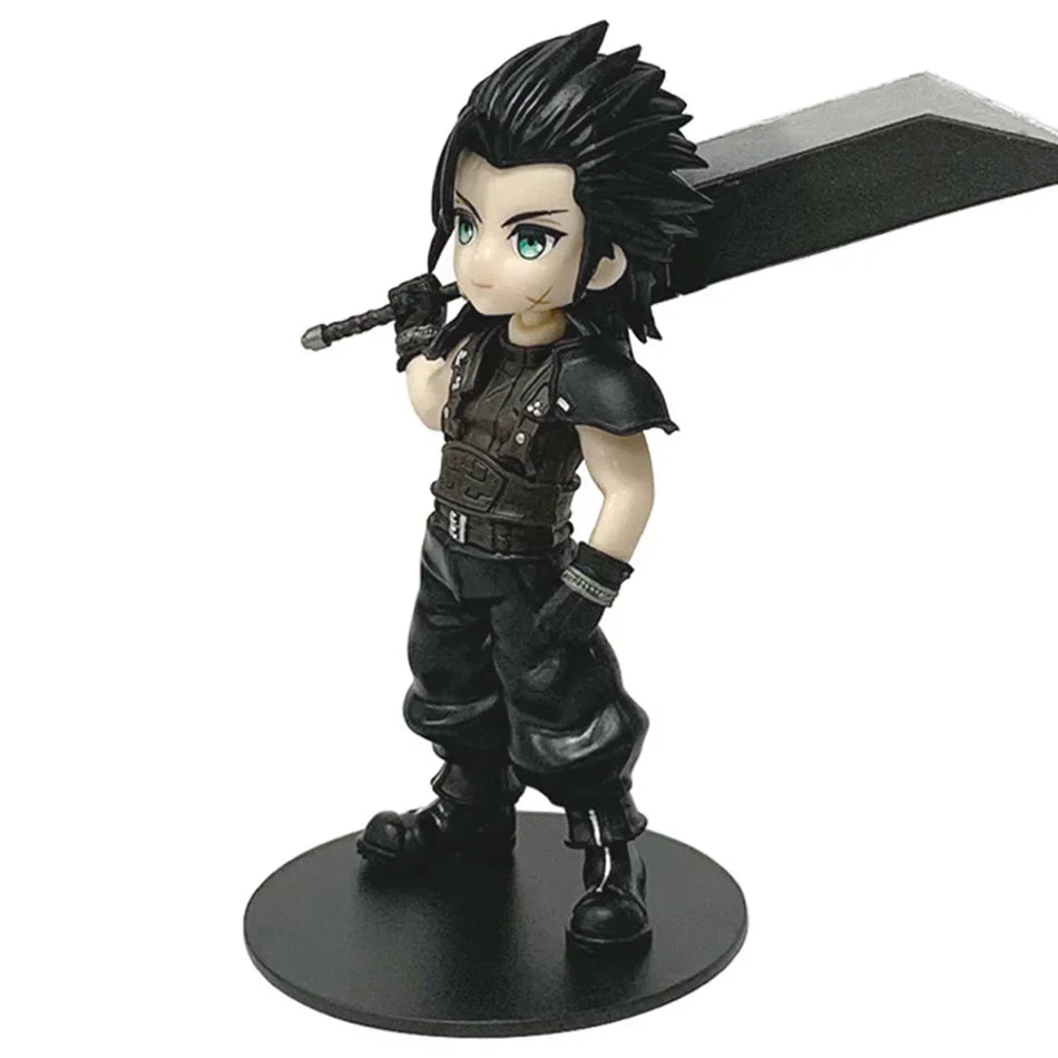 Final Fantasy VII Rebirth Tifa Lockhart Aerith Cloud Zack q-version PVC  Action Figures Model Anime Cartoon Model Toy Gift