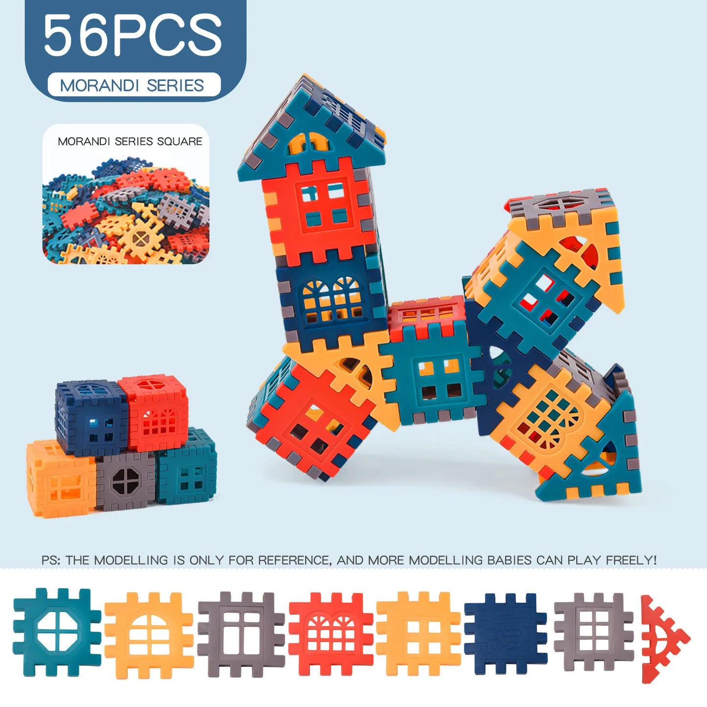 Large Size Building Blocks for Kids - Creative Puzzle Set