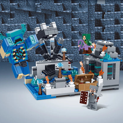 1089pcs My World Building Blocks Set Mechanism Mountain Cave Kids Interactive STEM Educational Toy Creative Gifts for Boys Girls