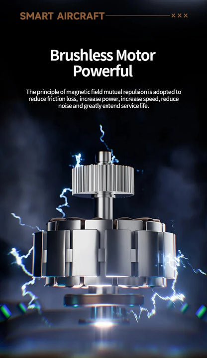 M5 Drone Professional 8K Wide-Angle HD Triple Camera WiFi FPV Height Hold RC Drone Aircraft Quadrotor Adult Children's Toys Gift