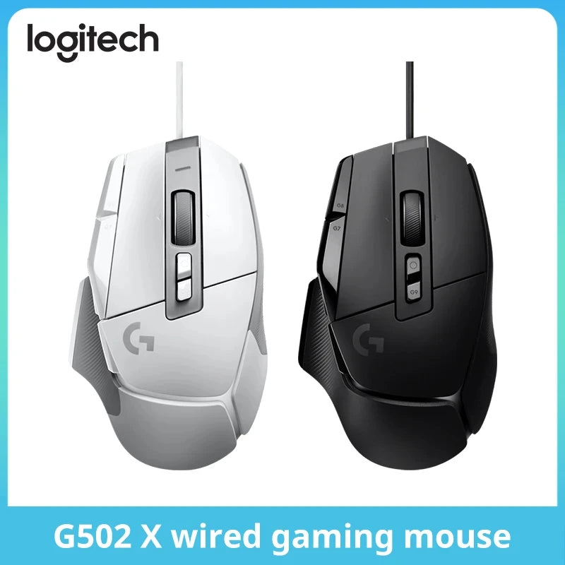 Logitech (G) G502 X Advanced Edition New Optical-mechanical Hybrid Micro HERO Engine Gaming Mouse