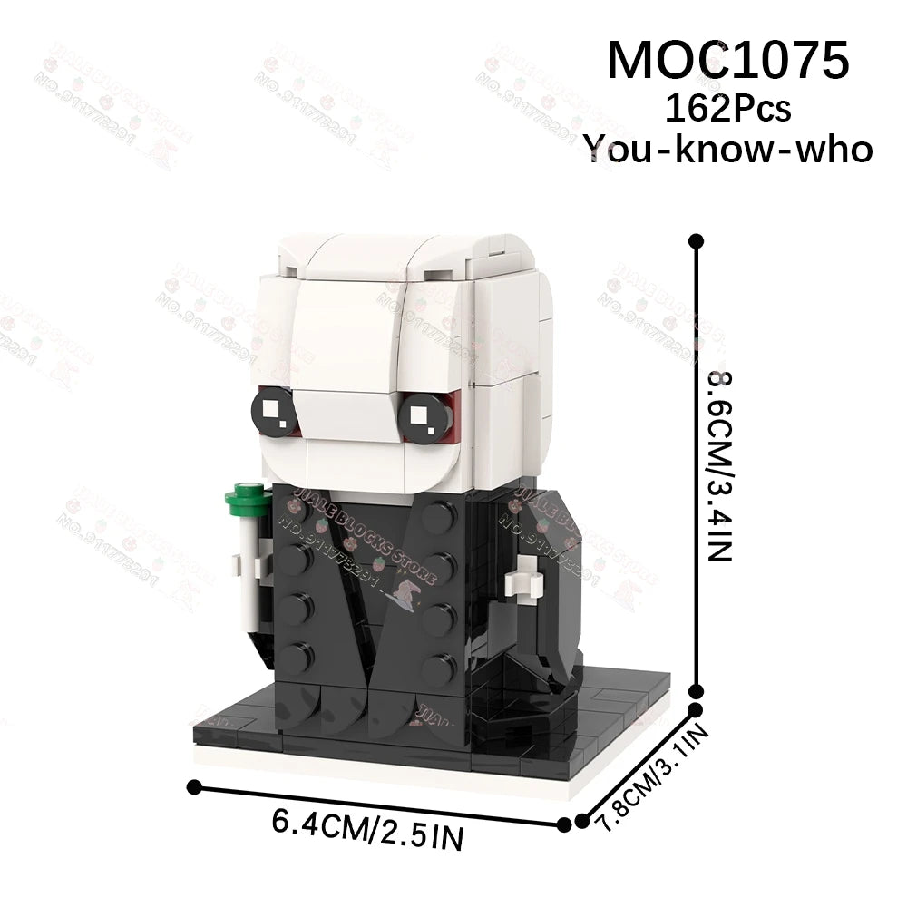 Movie Series Characters MOC Building Blocks DIY Horror Monster Demogorgon Dark Lord Wednesday Addams Models Bricks Assembly Toys