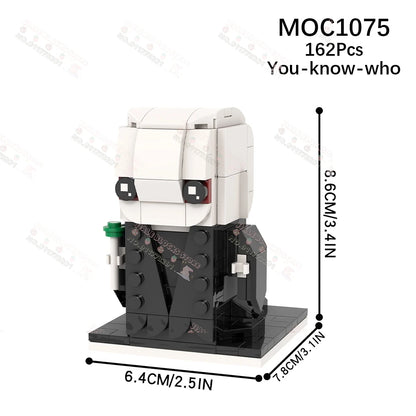 Movie Series Characters MOC Building Blocks DIY Horror Monster Demogorgon Dark Lord Wednesday Addams Models Bricks Assembly Toys