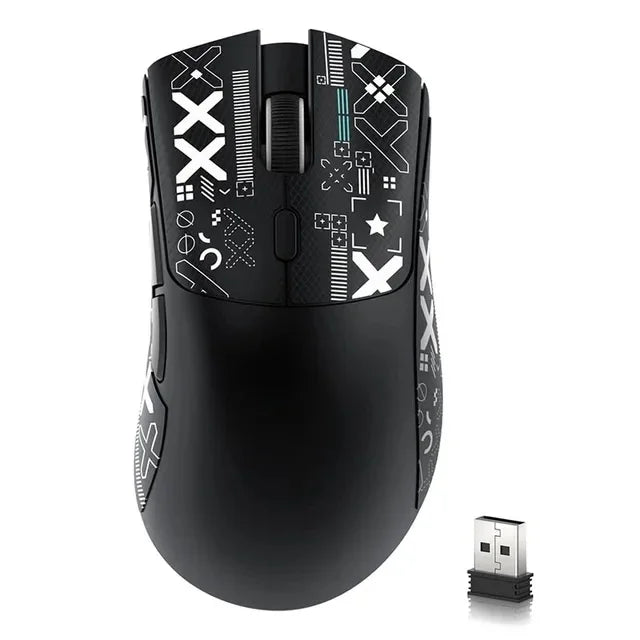 Attack Shark R1 2.4G USB Tri-modeWireless Gaming Mouse Bluetooth Connection 18000DPI 1000Hz Macro Mice For PC