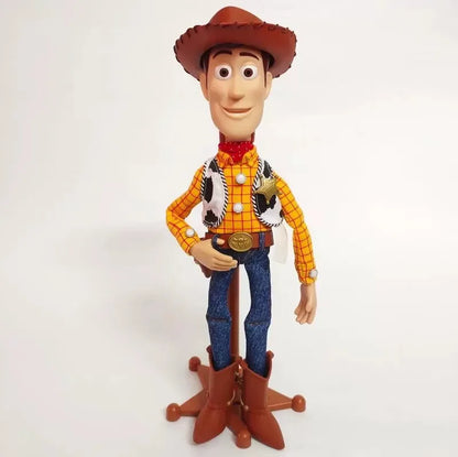 Disney High-Quality Pixar Toy Story 3 Woody Action Figures Toys Anime Collector'S Edition Moving Statues Model Doll Kids Gifts
