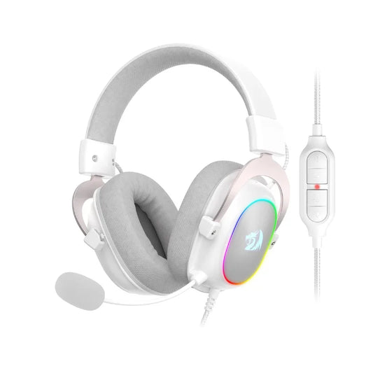 Redragon H510 Zeus-X RGB com fio retroiluminado para jogos fone de ouvido com som surround 7.1 e múltiplas plataformas